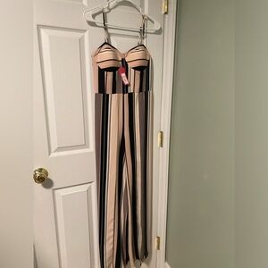 Multicolor striped romper size small